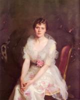 William McGregor Paxton - Portrait of Louise Converse